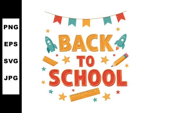 Back to School Celebration with Playful Illustration