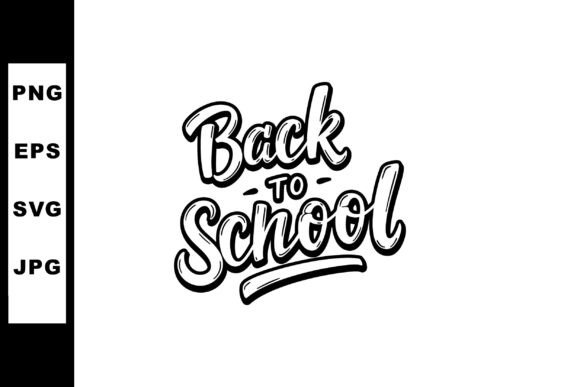 Back to School Lettering Text Design: A Motivational Tool for Modern Creatives