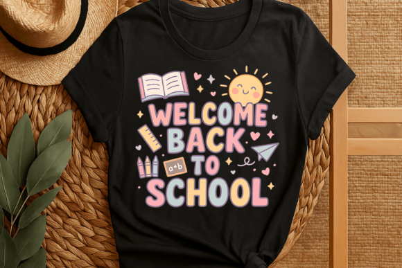 Back to School Rainbow Art T-shirt Png: A Versatile Design for Creative Projects