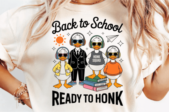 Back to School Ready to Honk PNG: A Versatile Design for Creative Projects