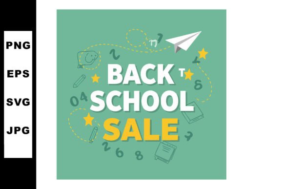 Back to School Sale Promotion with Paper
