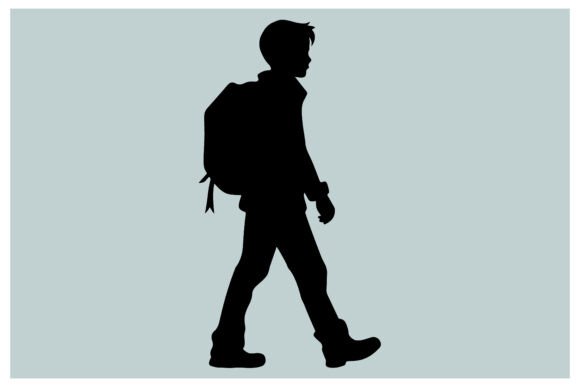Back to School Silhouette Icon: A Versatile Design Tool for Educators and Creators