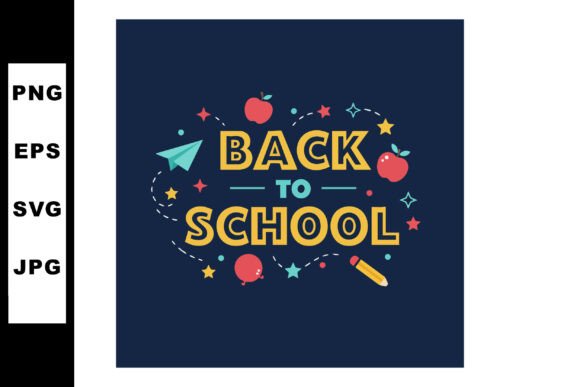 Back to School Text with Apples Pencil a: A Bright and Cheerful Design for Educational Inspiration