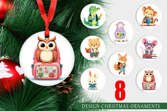 Ornament Back to School Animals: A Festive and Functional Design Set for Holiday Decor