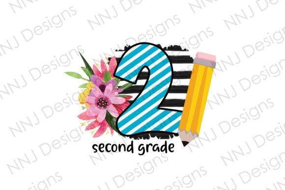 Second Grade Back to School PNG: A Versatile Design for Educators and Crafters