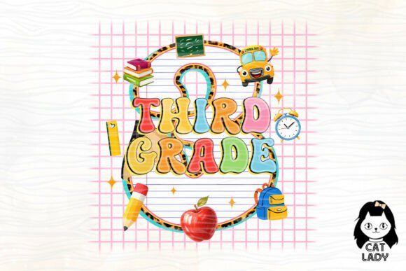 Third Grade Back to School Design PNG: A Creative Asset for Entrepreneurs and Creators